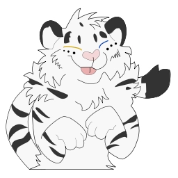 Sticker 😊 Amaranth The Tiger