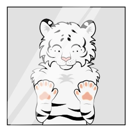 Sticker 👍 Amaranth The Tiger