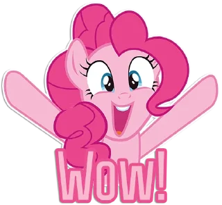 Sticker 😃 Pinkie Pie speaks [Eng] | By @Egor418