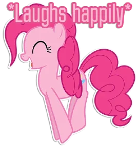 Sticker 😁 Pinkie Pie speaks [Eng] | By @Egor418