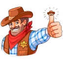 Video sticker 👍 Sheriff Adam