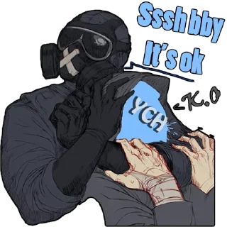 Sticker 🖤 R6 stuff