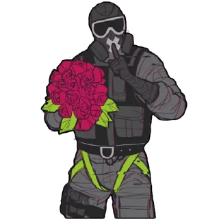 Sticker 🌹 R6 stuff