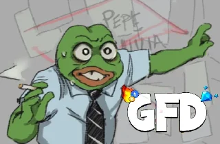 Sticker 📈 GFD Pepe https://t.me/gemsfordegens