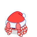 Video sticker 😨 Santa's Crab