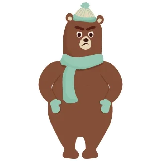 Sticker 🤨 bear