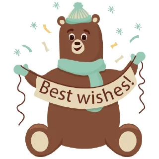 Sticker 🥳 bear