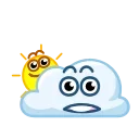 Video sticker 👋 Sun and Cloud