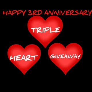 Sticker ❤️ TRIPLE HEART GIVEAWAY-BY #❤️❤️❤️GOR