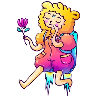 Sticker 🌸 AstroLamb