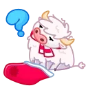 Video sticker 🤔 Santa Moo