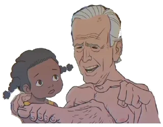 Sticker 🦵 Creepy Joe Biden