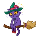 Video sticker 😳 Witch Cat