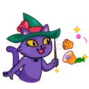 Video sticker 🤤 Witch Cat