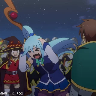 Video sticker 😱 @fix_x_fox KonoSuba 3 p2