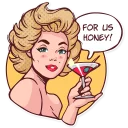 Sticker 🍸 Marilyn