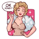 Sticker 😉 Marilyn