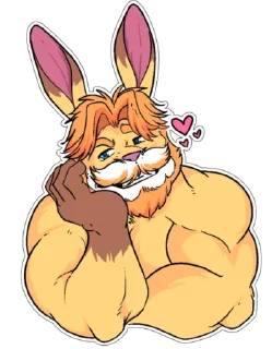 Sticker 🥰 A Wolf in Rabbit's Clothing