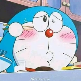 Sticker 😓 Doraemon // @ZoldyckStickers