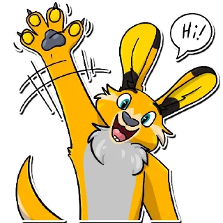 Sticker 👋 Hyper the Roo