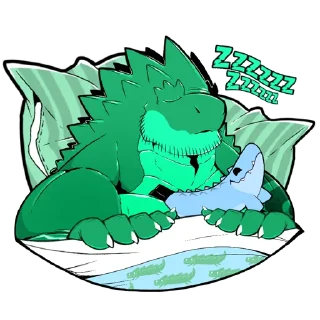 Sticker 💤 PaulTheGator