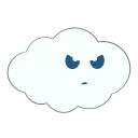 Video sticker 😠 Cloud Animated 🌤 @TgSticker