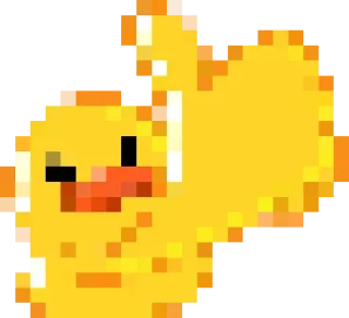 Video sticker 👍 Rofl 8-bit Duck