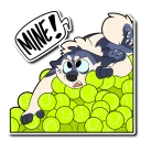 Sticker 🎾 Ryker