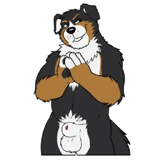 Sticker 😈 Lucas the Bernese and Friends @LucasReturns