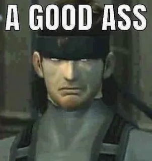 Sticker 🍑 cropped mgs memes 2