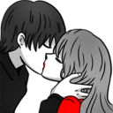 Sticker 😘 Manga couple in love - Special Edition