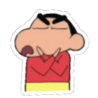 Sticker 🙅‍♂ SHINCHAN OP BY @NARUTO_UZUMAKI_33