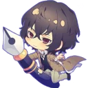 Sticker ✨ Kawaii dazai🐱 @jack_ripper1