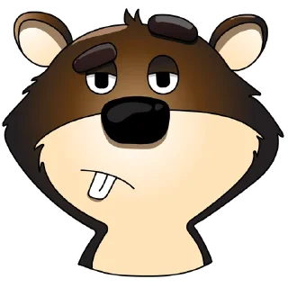 Sticker 😐 Mr.Beaver