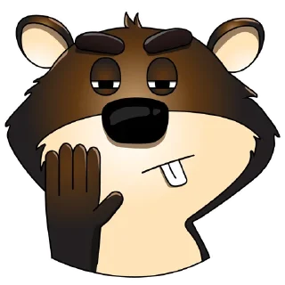 Video sticker ✋ Mr.Beaver