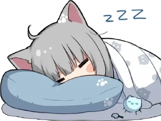 Video sticker 😴 Neko :: @fStikBot