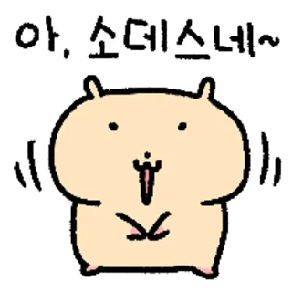 Sticker 😀 일본어 공부중인 하무스타 4