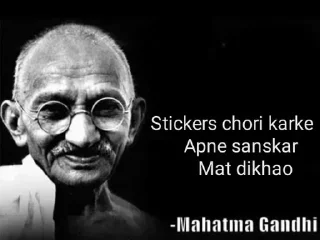 Sticker 😑 Savage Gandhi