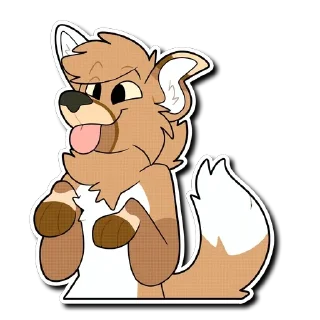 Sticker 🙂 Nicky @SmoreDoggy