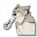 Sticker 😠 Major Wolf