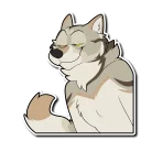 Sticker 😏 Major Wolf