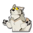 Sticker 🙄 Major Wolf