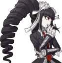 Sticker 😕 Celestia Ludenberg from Danganronpa: Trigger Happy Havoc