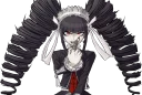 Sticker 😡 Celestia Ludenberg from Danganronpa: Trigger Happy Havoc