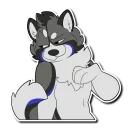 Sticker 😘 Timber - @woofpurrma