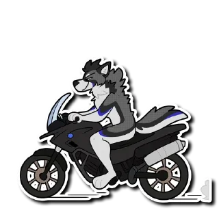 Sticker 🏍 Timber - @woofpurrma