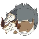 Sticker 🥔 Quartz The Sergal (@lunanight2)