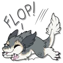 Sticker 🧀 Quartz The Sergal (@lunanight2)