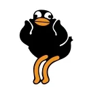 Video sticker 🕺 Black Duck @IMG2D