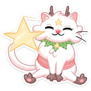 Sticker ☺️ Новогодняя Котострофа :: @stickroom